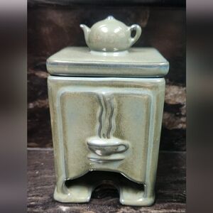Glazed Ceramic Tea Bag Dispenser